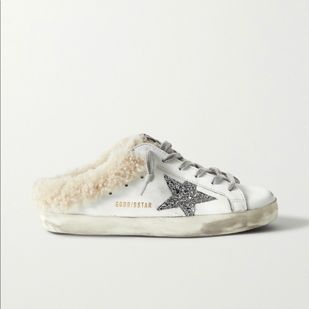 GOLDEN GOOSE sabot shearling size 37. BNIB. Never worn.